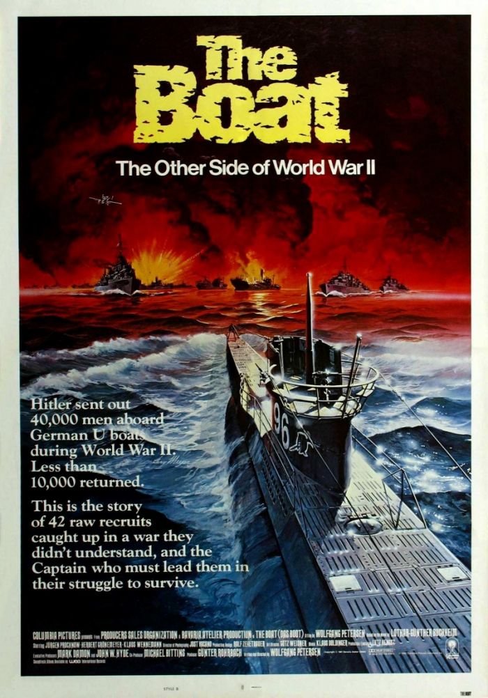 «Подводная лодка» (Das Boot, военный, драма, приключения, германия (фрг ...