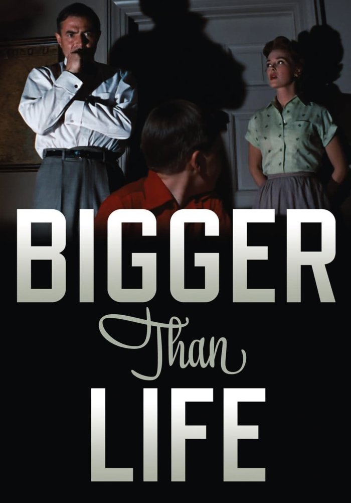 Жить биг. Bigger than Life 1956. Больше чем жизнь Постер. Bigger than Life. Рей афиша.