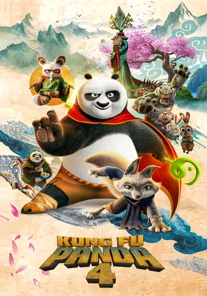 «Kung-fu Panda 4» (Kung Fu Panda 4, jangari, komediya, multfilmlar ...
