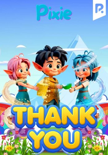 Thank you animation (Pixie)